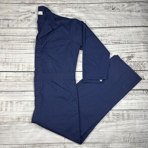 VTG Universal Overall Chicago Stone Cutter Coveralls Herringbone Sz 50 Blue USA